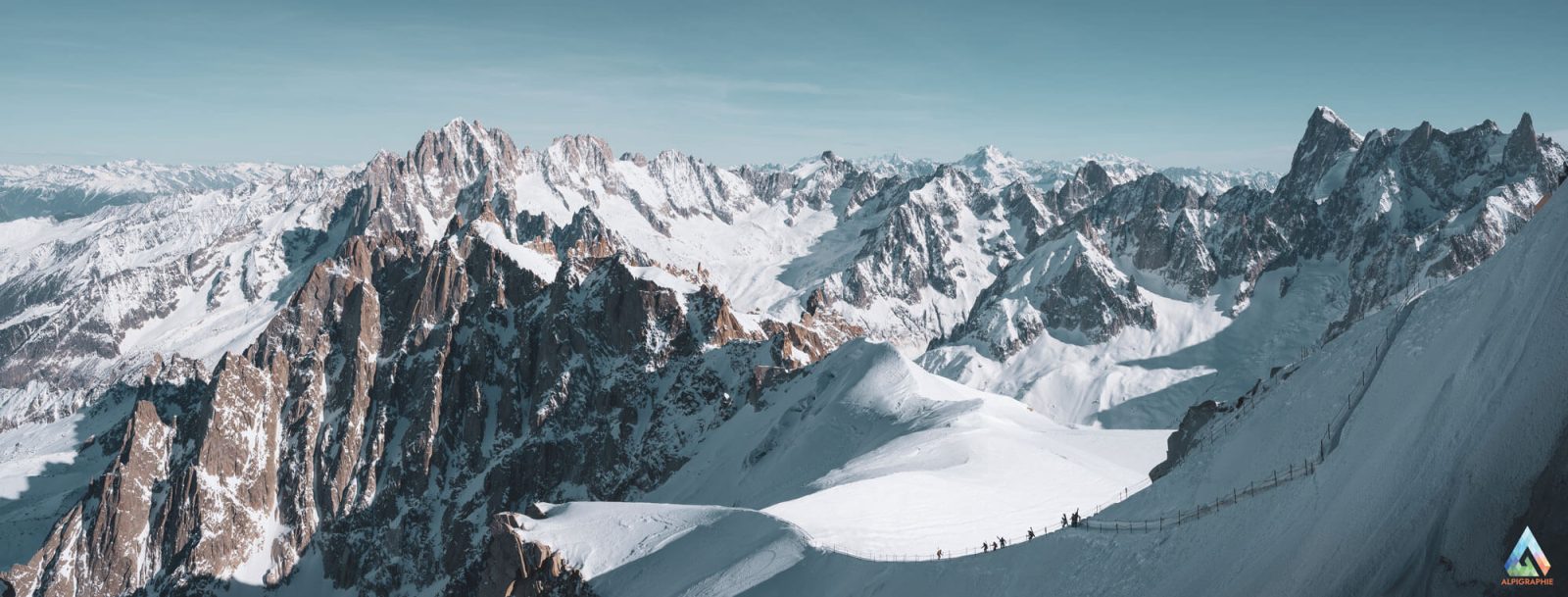 Chamonix Mont Blanc - View from L'aiguille du midi