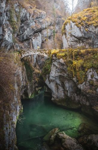 Trail des Grottes de Saint Christophe en Chartreuse.